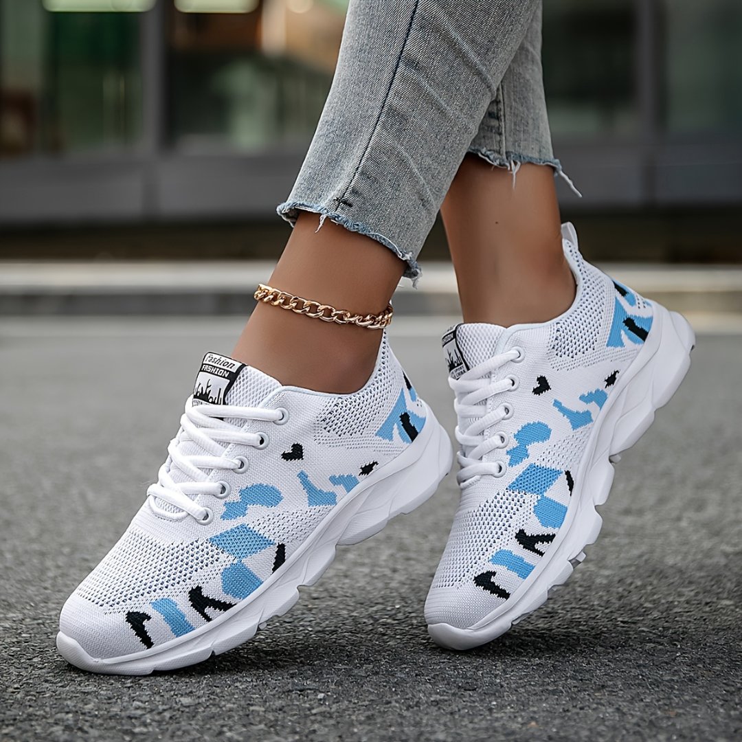 Zapatillas Para Mujer Camo Print Casual Sneakers