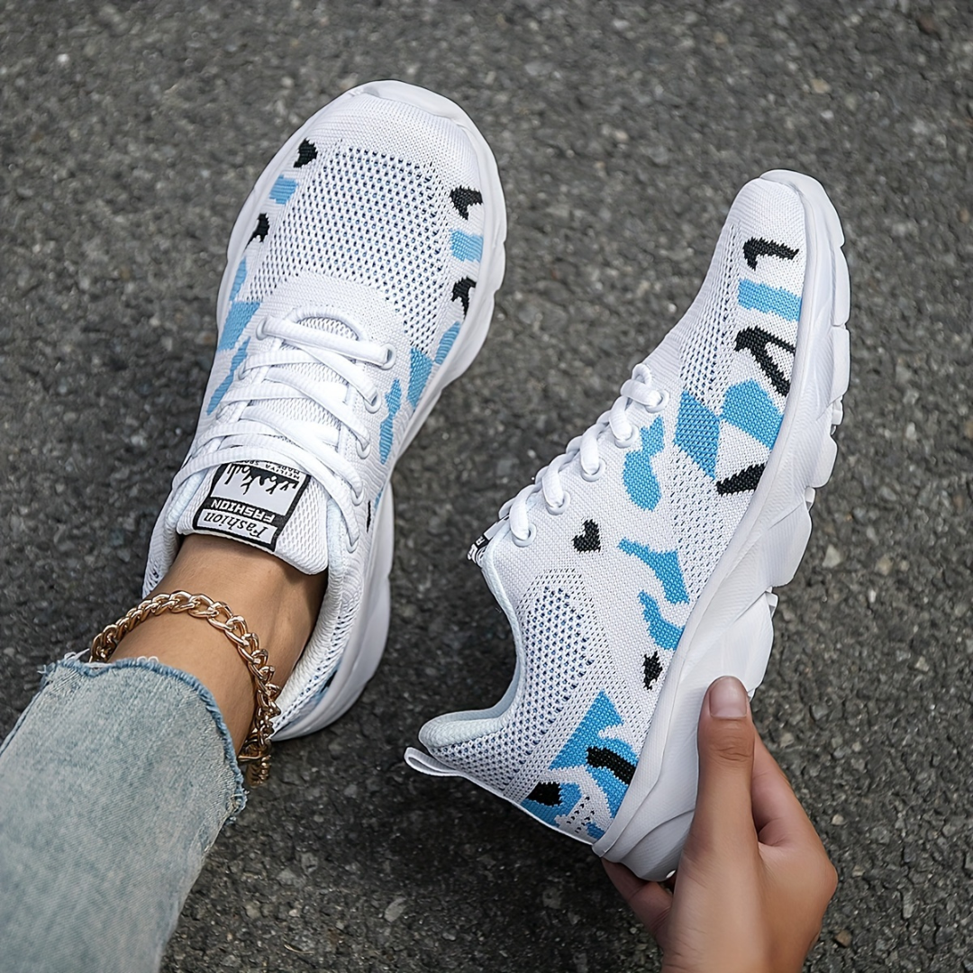 Zapatillas Para Mujer Camo Print Casual Sneakers