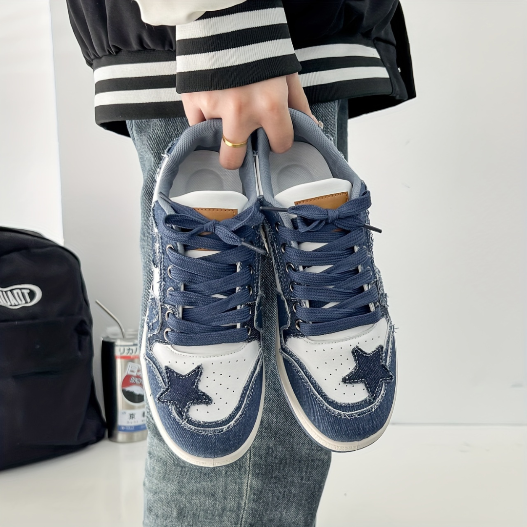 Zapatillas Para Mujer Star Pattern Skate Shoes