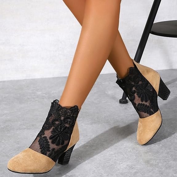 Zaylor - Lace Embellished Sandals