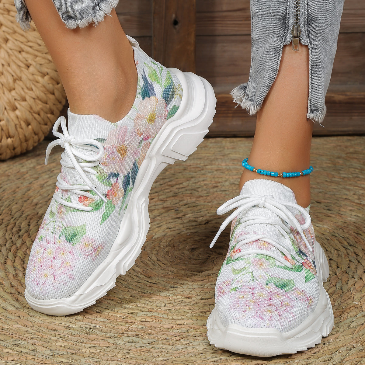 Zapatilla ergonómica elegante y transpirable