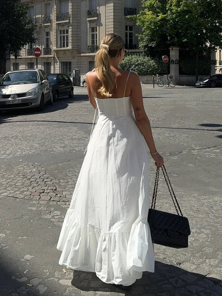 Vestido Blanco de Verano - Vesarya™