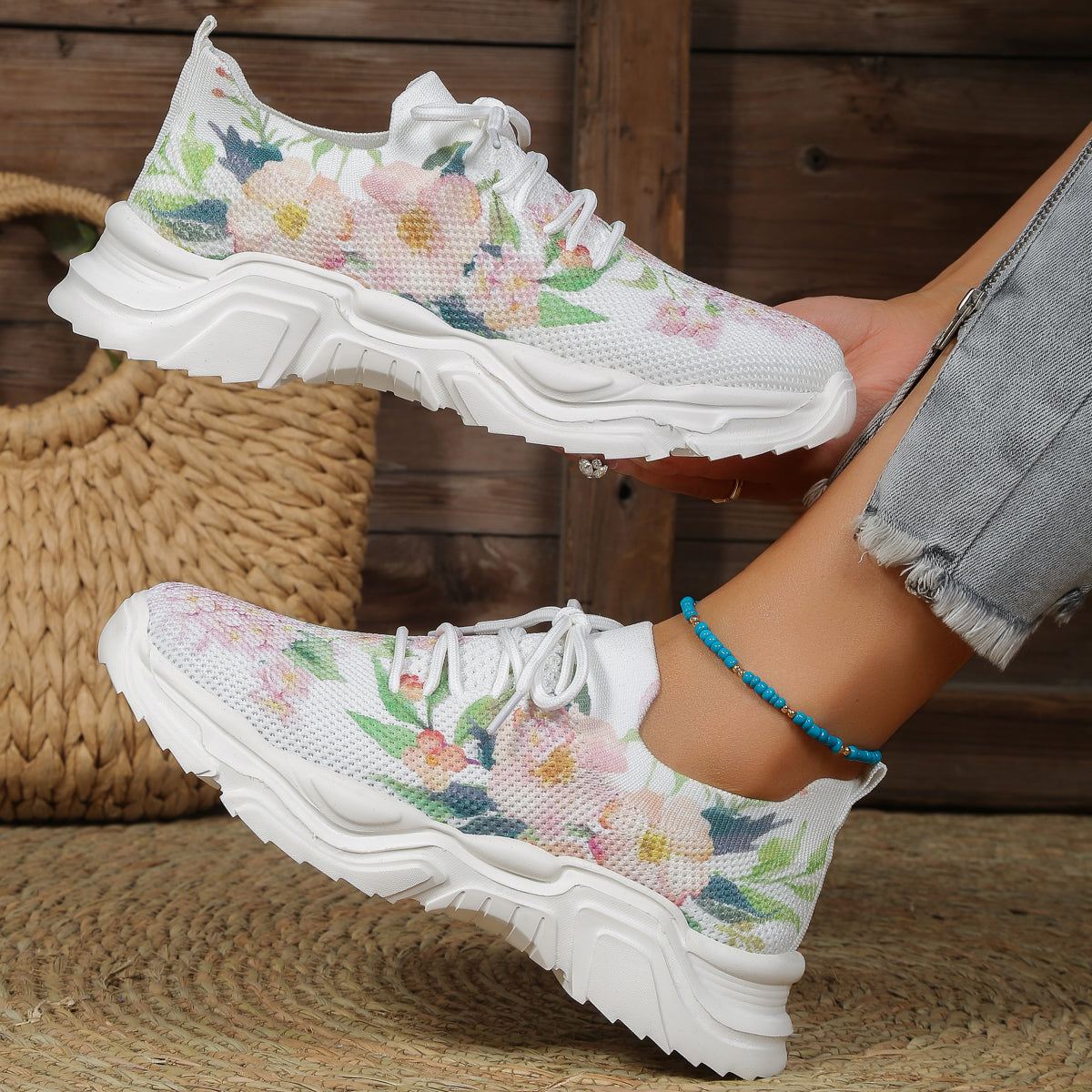 Zapatilla ergonómica elegante y transpirable