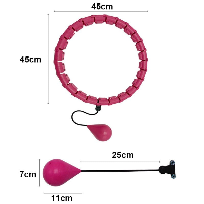 Hula-Dance Beumoon Abdominal Adjustable Hoop