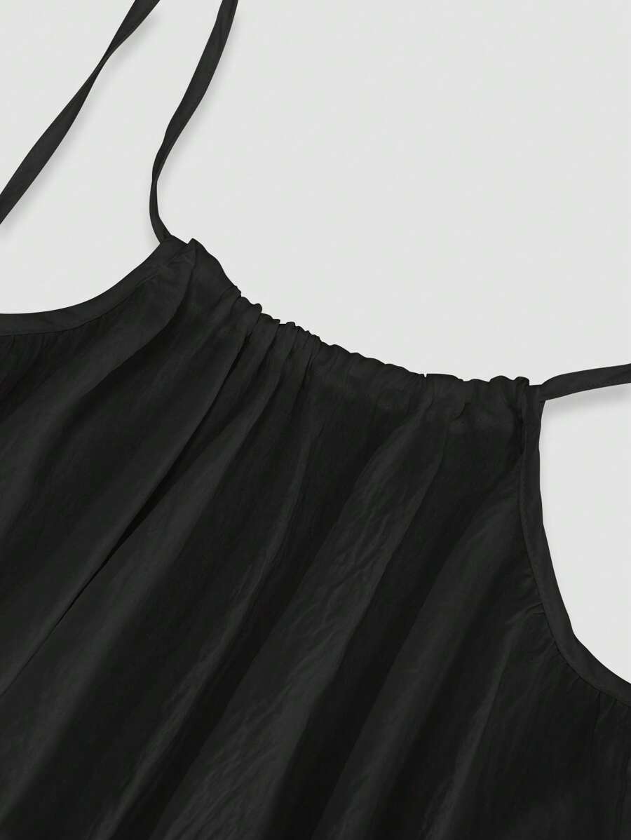 INAWLY Vestido largo con tirantes tipo espagueti y espalda descubierta para mujer, vacaciones