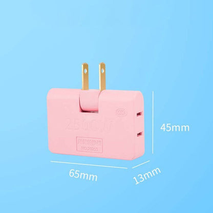 180 Rotating 3 Way Flat Wall Outlet