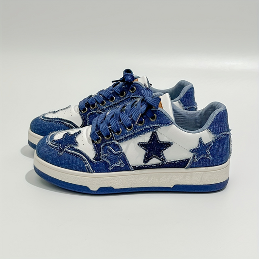 Zapatillas Para Mujer Star Pattern Skate Shoes