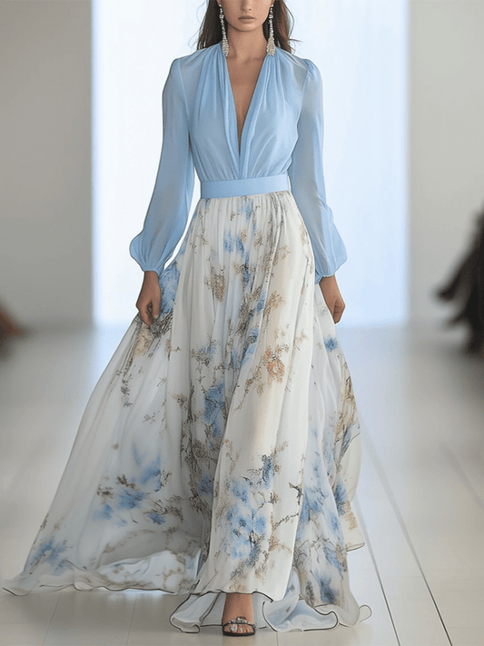 Selisette - Mist Floral Dress