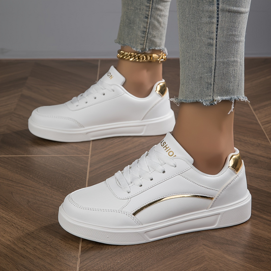 Zapatillas Para Mujer Solid Color Casual Sneakers