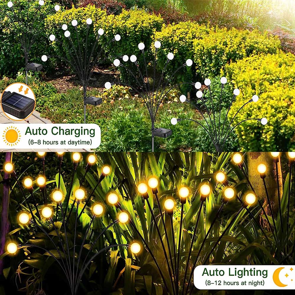 (2+1 FREE) Firefly Glow: Solar Garden Ambiance Light