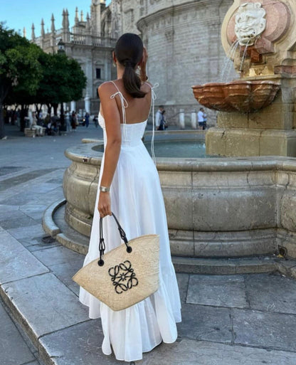 Vestido Blanco de Verano - Vesarya™