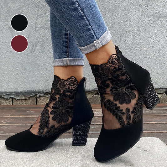 Zaylor - Lace Embellished Sandals