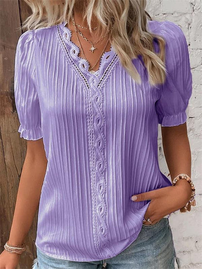 Blusa cuello en V Marisol