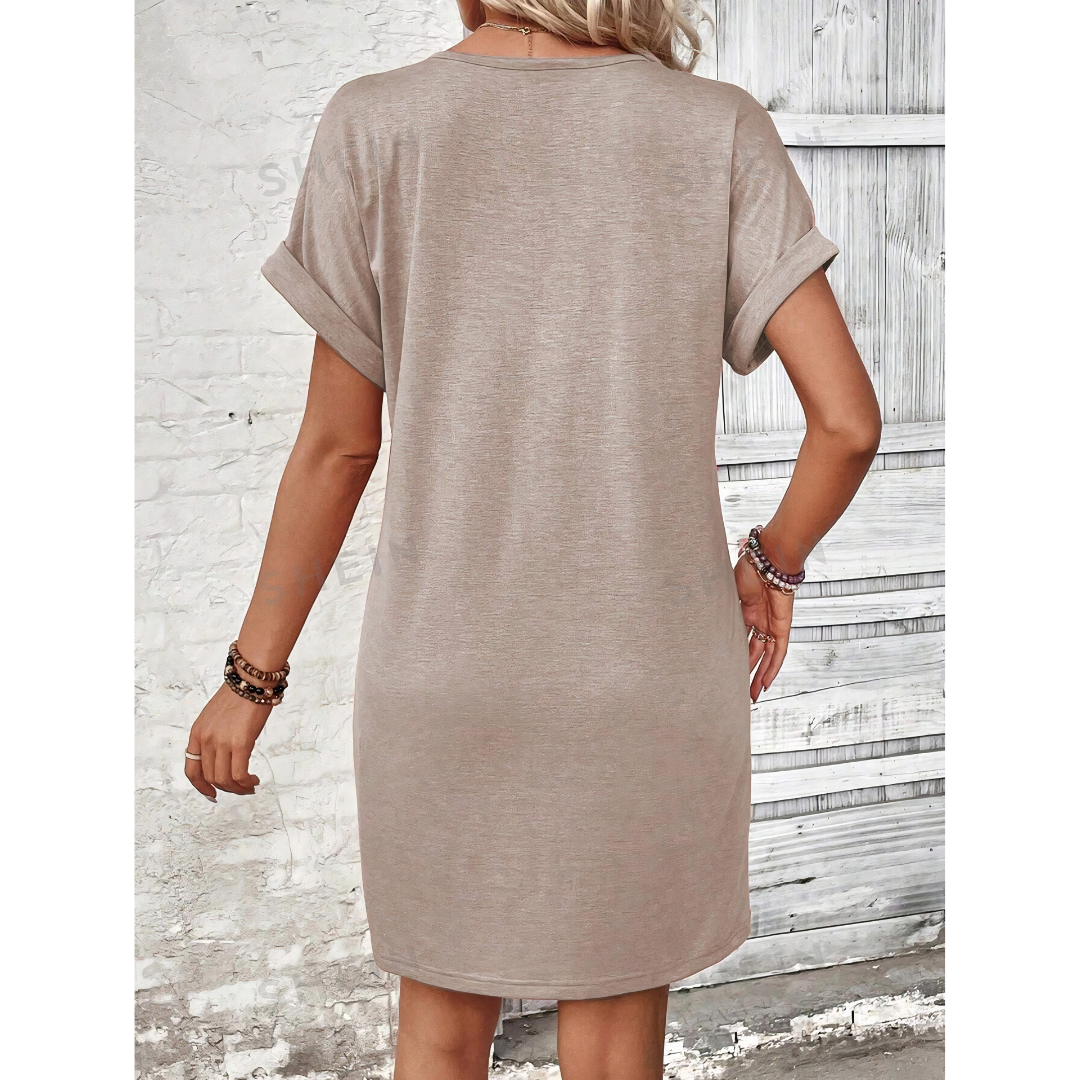 Mariela - Button Detail Dress
