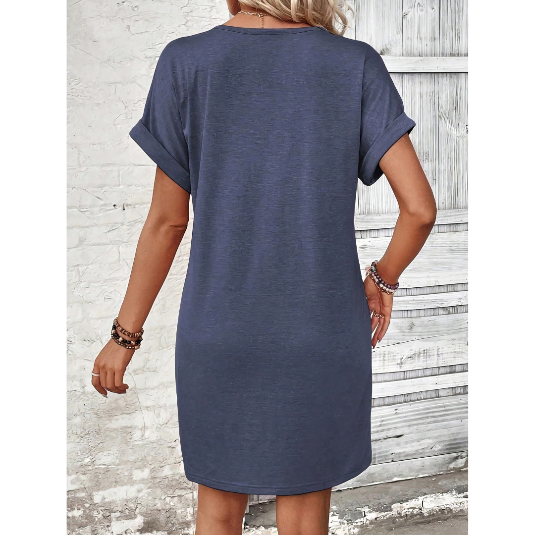 Mariela - Button Detail Dress