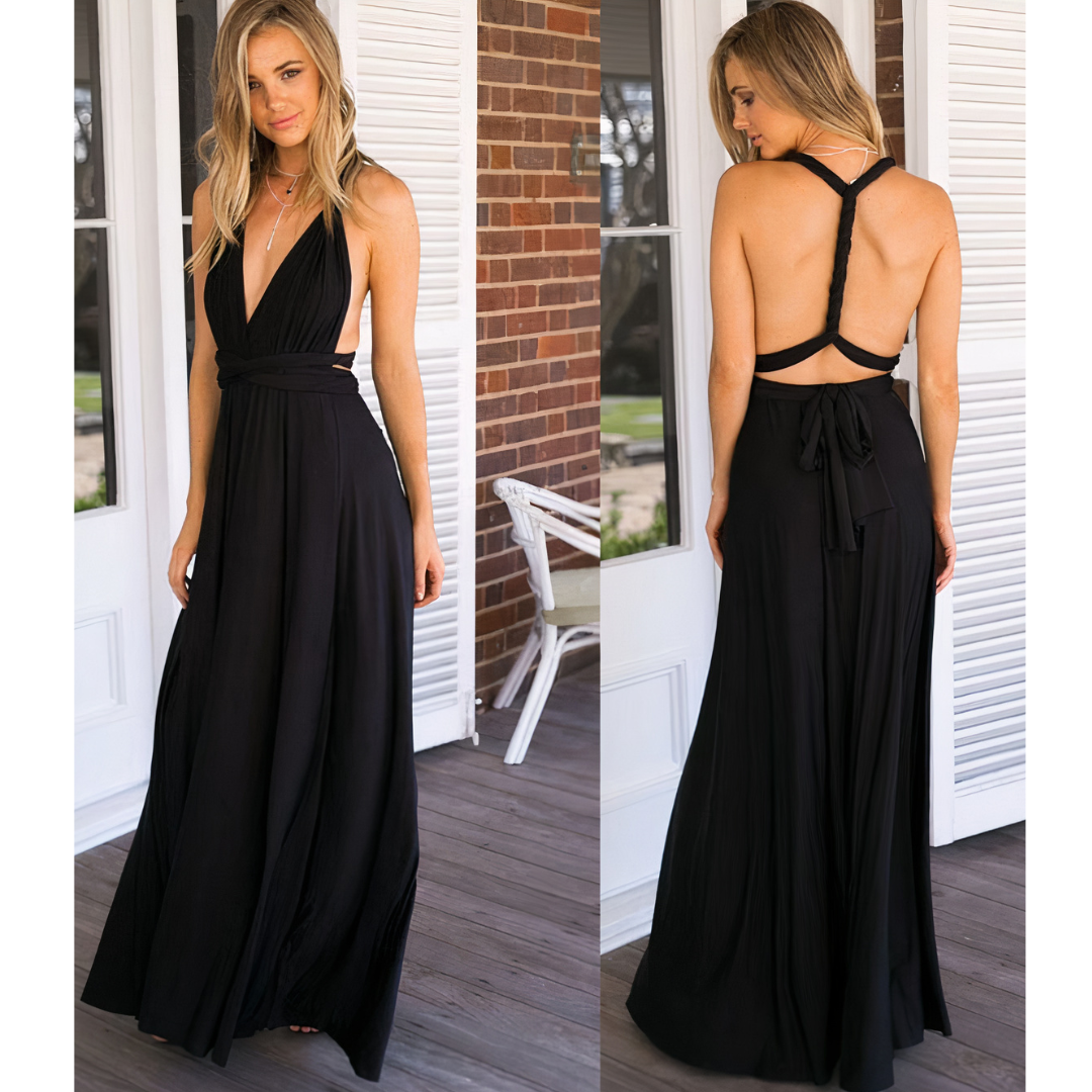 Olga - Flowy Wrap Dress