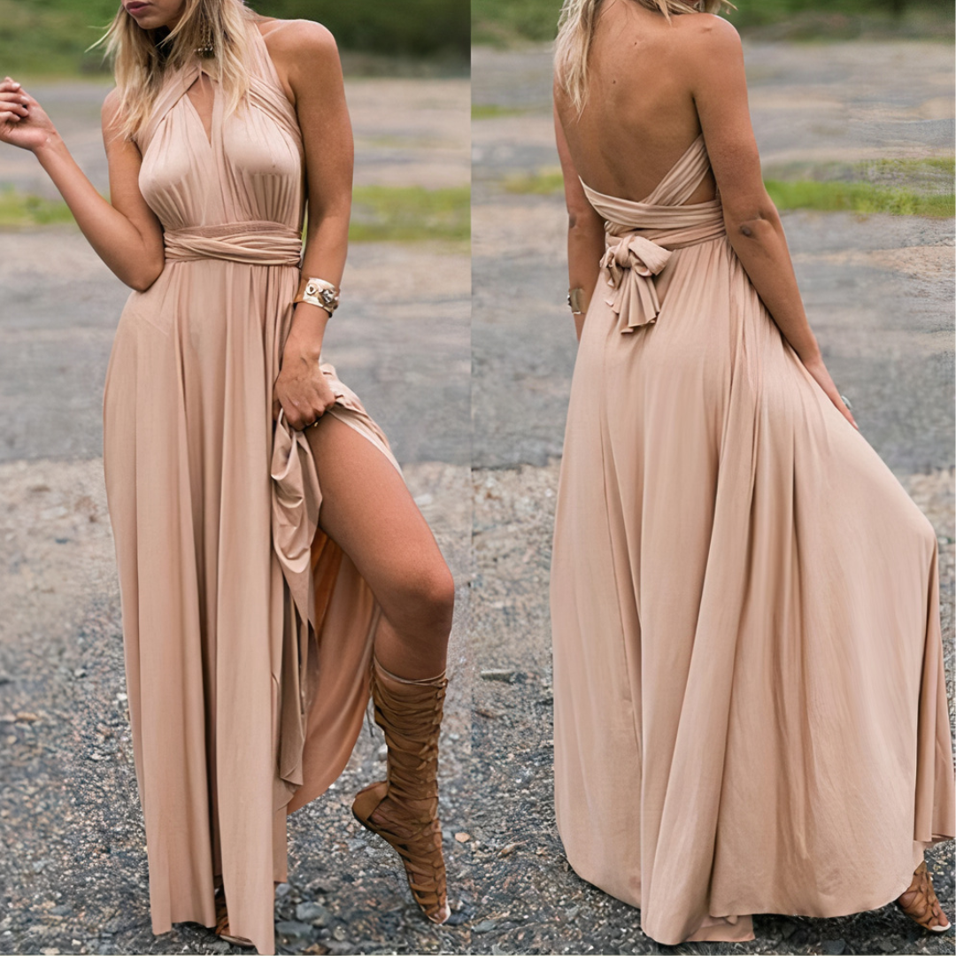 Olga - Flowy Wrap Dress