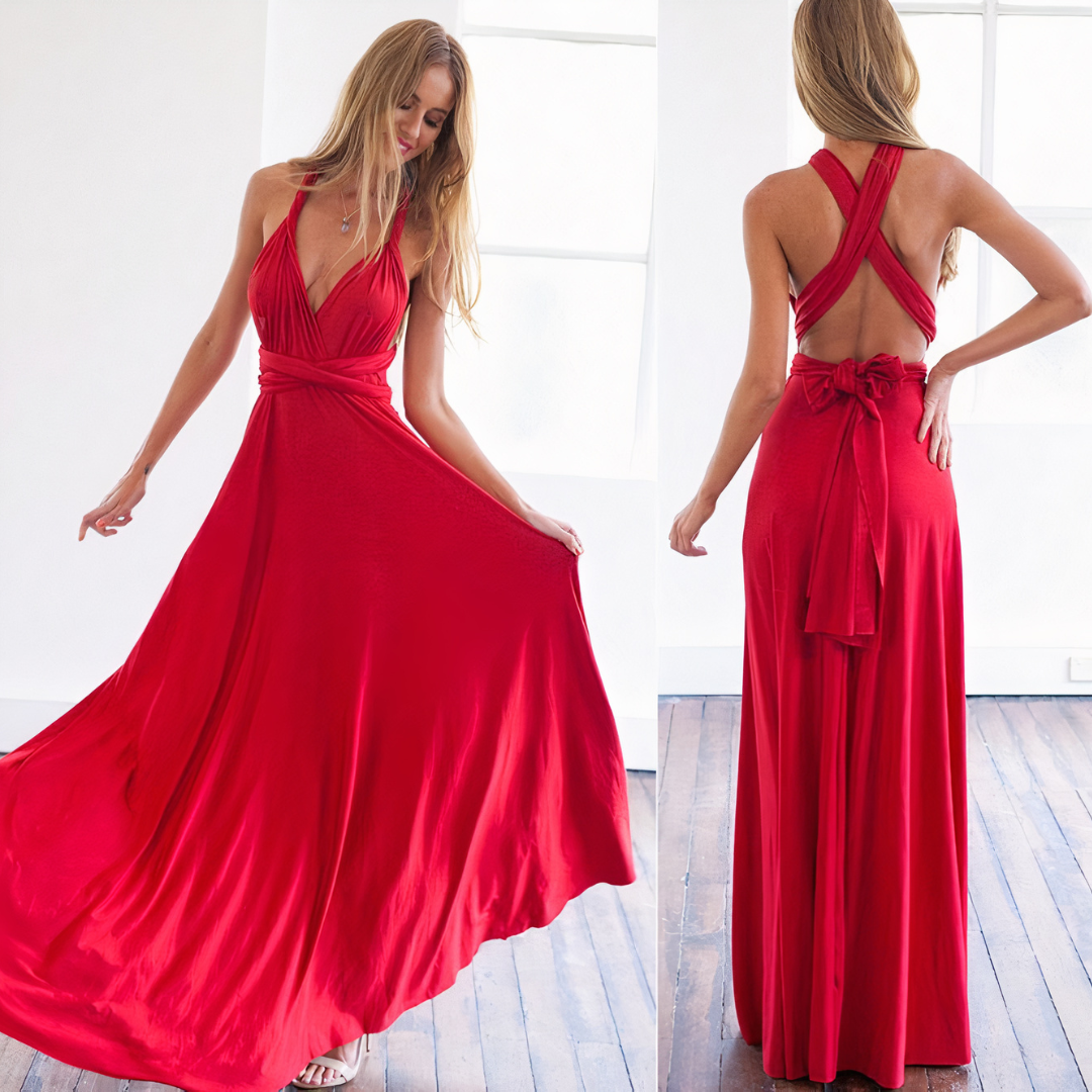 Olga - Flowy Wrap Dress