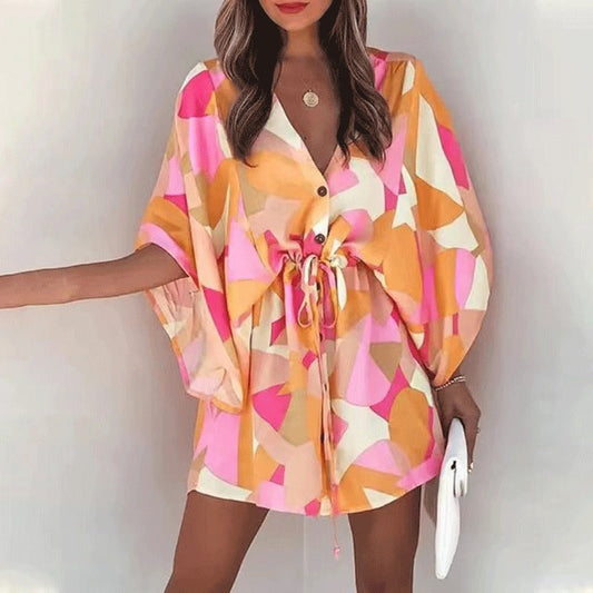 Alisha - Printed Summer Dress