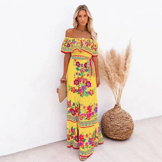 Vestido Largo Floral
