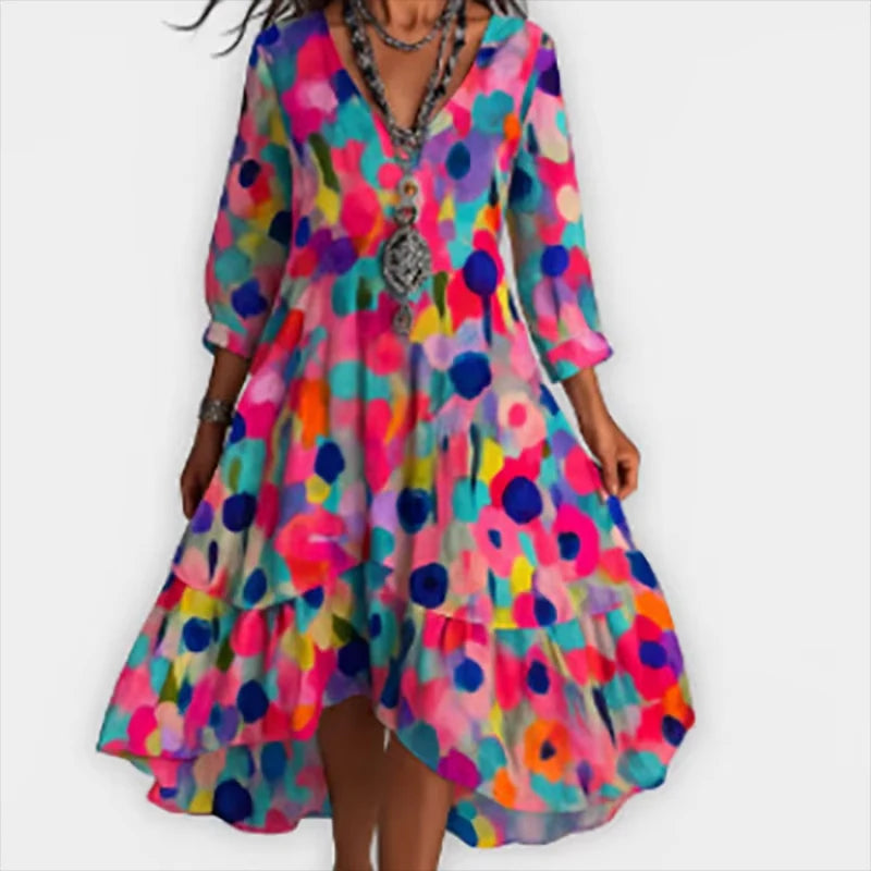 Genie - Garden Print Dress
