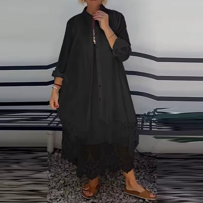 Aria - Lace Dress Set - 2Pc Outfits