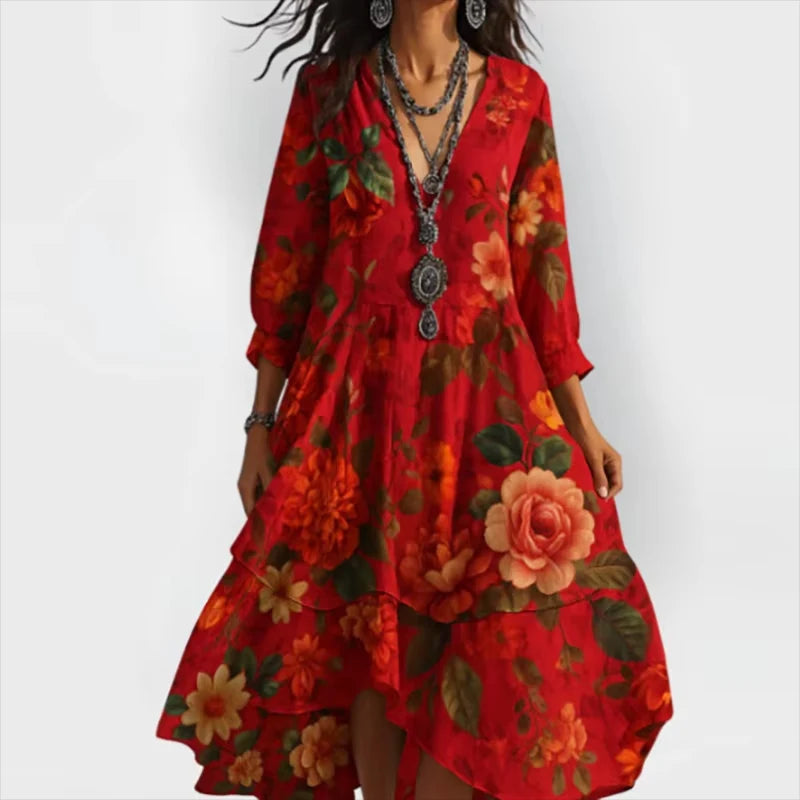 Genie - Garden Print Dress