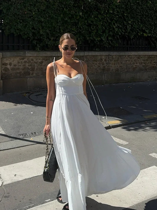Vestido Blanco de Verano - Vesarya™