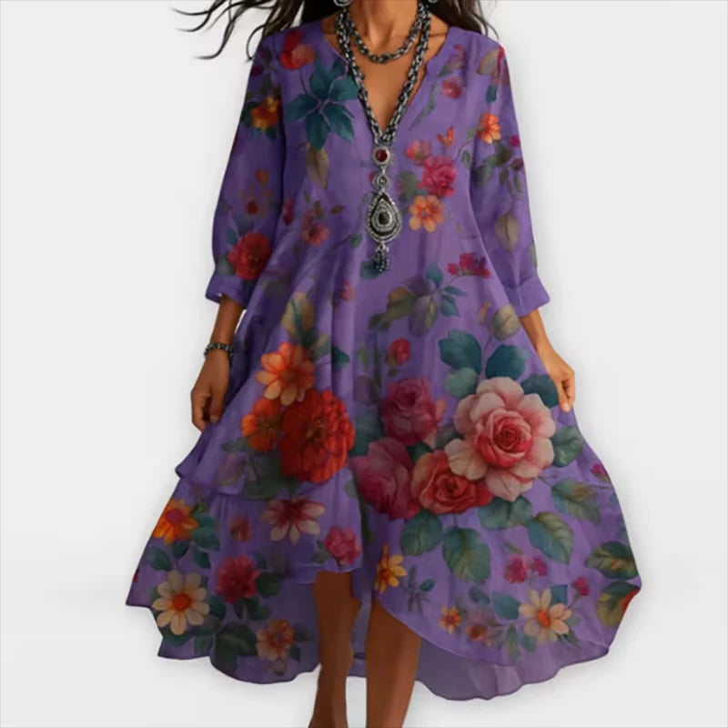 Genie - Garden Print Dress