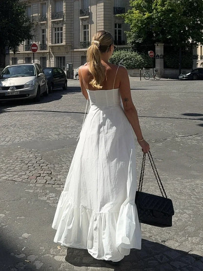 Vestido Blanco de Verano - Vesarya™