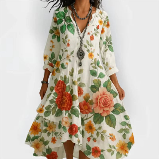Genie - Garden Print Dress