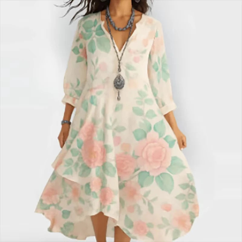 Genie - Garden Print Dress