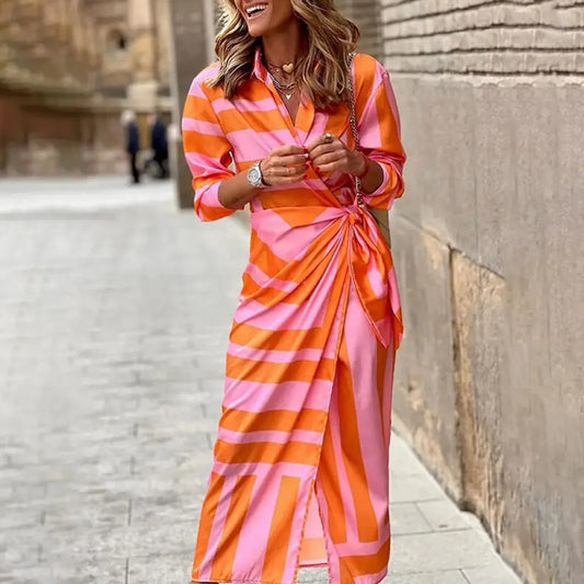 Vestido camisero elegante