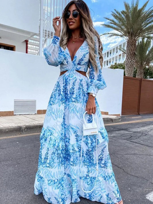 Vestido estampado Mar