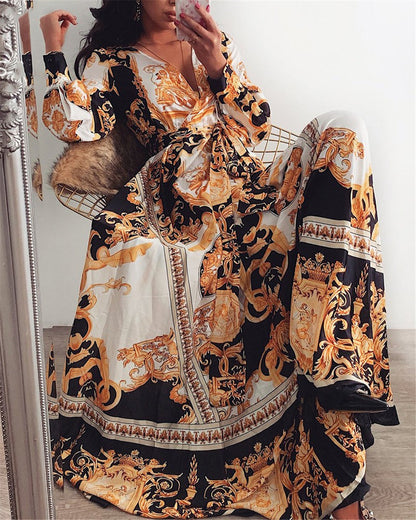 Valentina - Boho Printed Dress