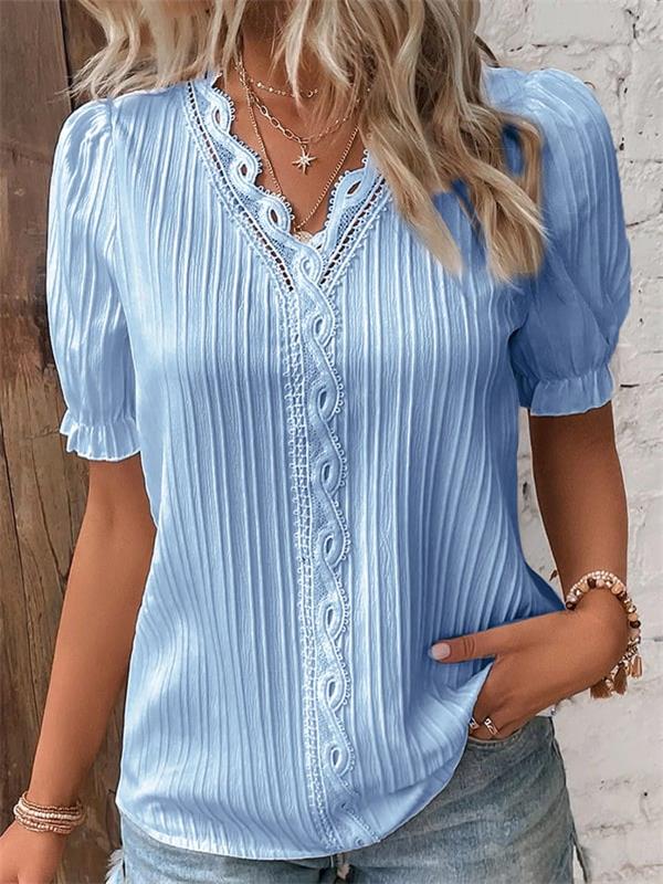 Blusa cuello en V Marisol