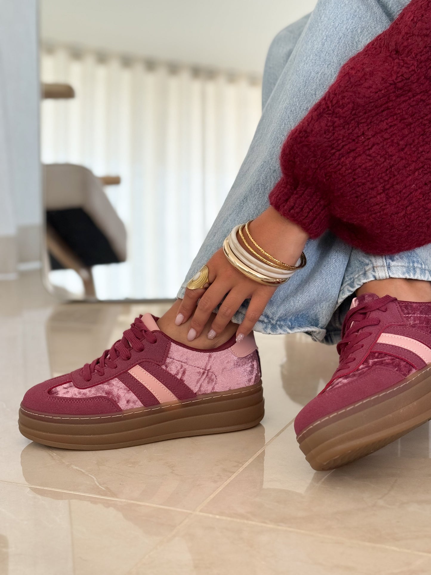 Sneakers « EVA » WINE