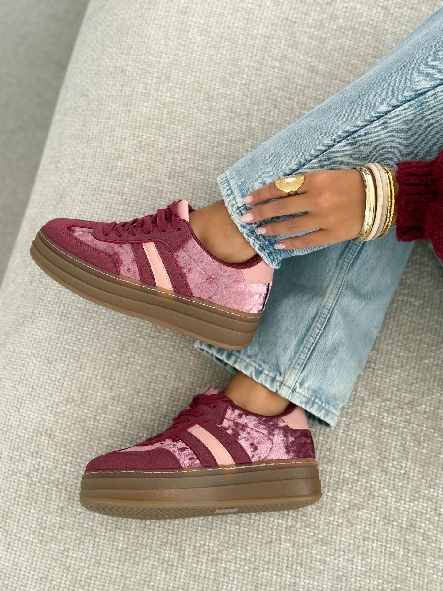 Sneakers « EVA » WINE