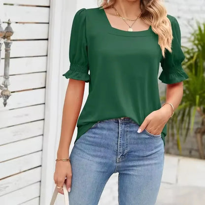 Gaia - Square Neck Top