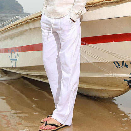 Men's Casual Solid Color Pants 84660129Y