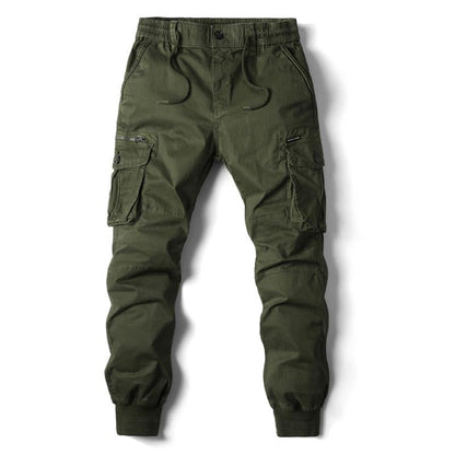 Men's Casual Elastic Waist Cargo Pants 57018851X