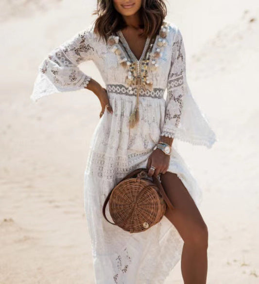 Elisse - Boho Lace Dress