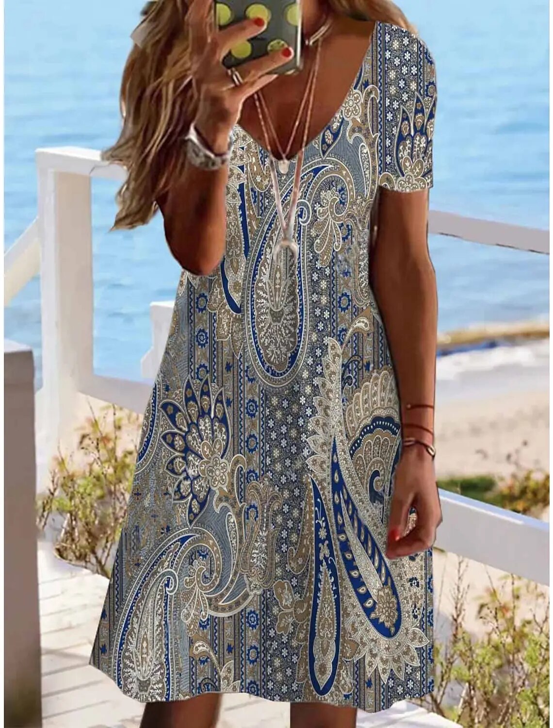 Lavinia - Tropical Printed Dress
