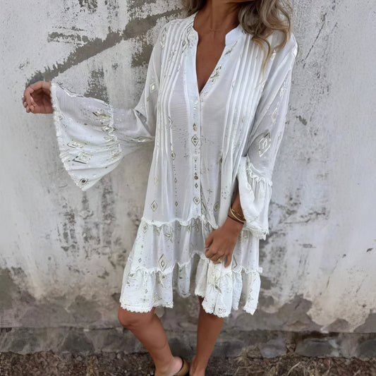 Seanna - Boho Gilded Dress