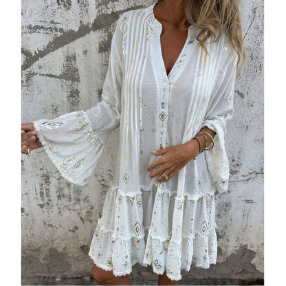 Seanna - Boho Gilded Dress